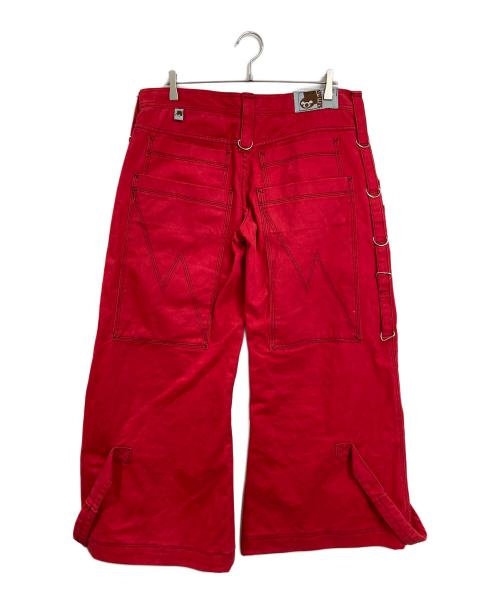 stuka（ストゥーカ）stuka (ストゥーカ) カーゴパンツ レッド サイズ:38の古着・服飾アイテム