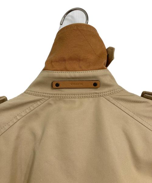 COACH（コーチ）COACH (コーチ) トレンチコート　アウター　ライトアウター ベージュ サイズ:XSの古着・服飾アイテム