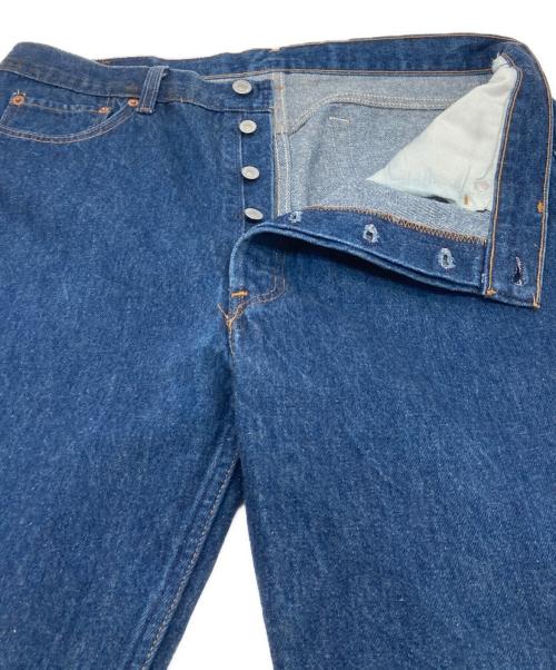 LEVI'S（リーバイス）LEVI'S (リーバイス) usa製 501デニムパンツ 89年1月製造　653工場　ナイロンフットボタン　ミントコンディション　ボタン裏653 インディゴ サイズ:W38L34の古着・服飾アイテム