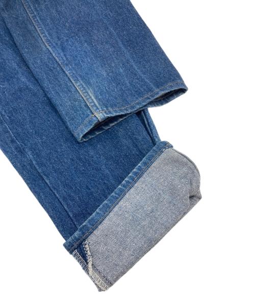 LEVI'S（リーバイス）LEVI'S (リーバイス) usa製 501デニムパンツ 89年1月製造　653工場　ナイロンフットボタン　ミントコンディション　ボタン裏653 インディゴ サイズ:W38L34の古着・服飾アイテム