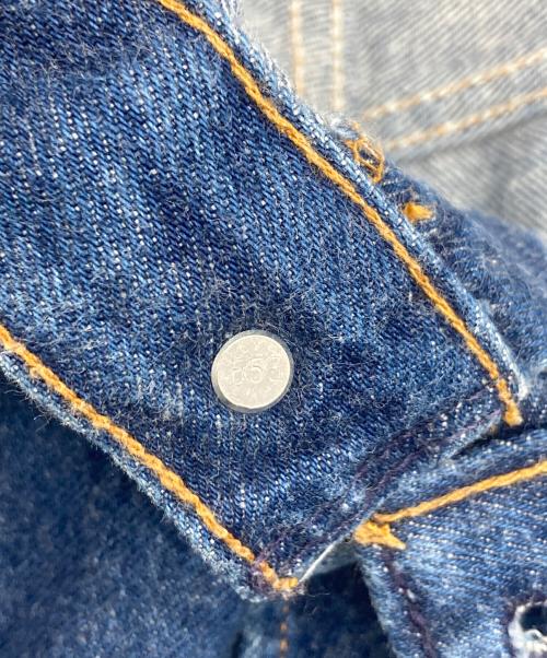 LEVI'S（リーバイス）LEVI'S (リーバイス) usa製 501デニムパンツ 89年1月製造　653工場　ナイロンフットボタン　ミントコンディション　ボタン裏653 インディゴ サイズ:W38L34の古着・服飾アイテム