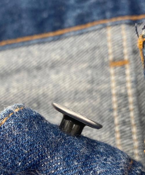 LEVI'S（リーバイス）LEVI'S (リーバイス) usa製 501デニムパンツ 89年1月製造　653工場　ナイロンフットボタン　ミントコンディション　ボタン裏653 インディゴ サイズ:W38L34の古着・服飾アイテム