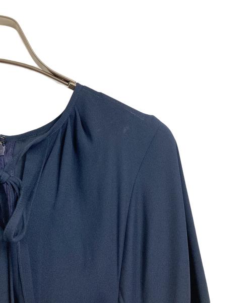 CELFORD（セルフォード）CELFORD (セルフォード) プリーツワンピース　ロングワンピース　セレモニー　日本製 ネイビー サイズ:36の古着・服飾アイテム