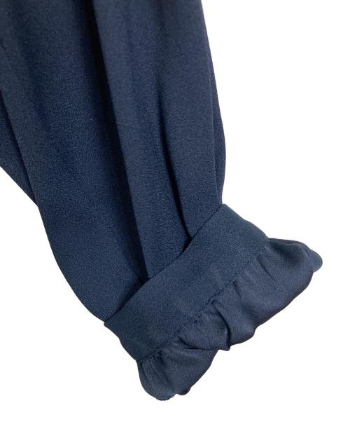 CELFORD（セルフォード）CELFORD (セルフォード) プリーツワンピース　ロングワンピース　セレモニー　日本製 ネイビー サイズ:36の古着・服飾アイテム