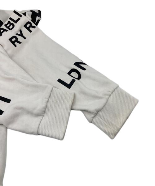 BURBERRY（バーバリー）BURBERRY (バーバリー) Horseferry hoodie　パーカー　フーディー　ホースフェリープリント ホワイト サイズ:XLの古着・服飾アイテム