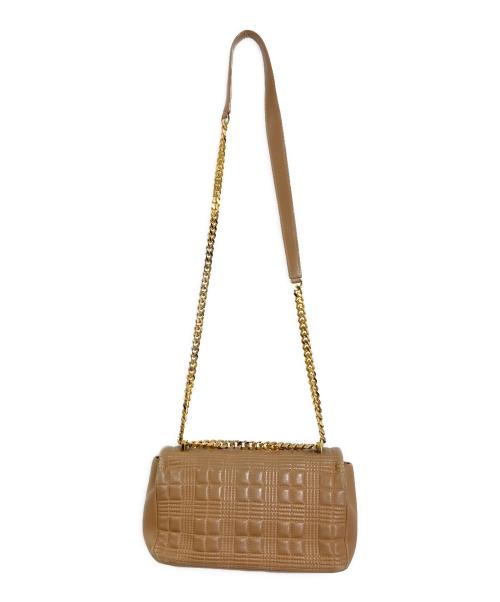 BURBERRY（バーバリー）BURBERRY (バーバリー) キルティング ローラバッグ　ショルダーバッグ ベージュ サイズ:実寸参照の古着・服飾アイテム