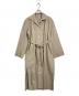 AURALEE（オーラリー）の古着「SELVEDGE WEATHER CLOTH LONGSHIRT DRESS 長袖ワンピース」｜ベージュ