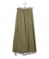 AURALEE (オーラリー) DRY COTTON KNIT PLEATED SKIRT ベージュ サイズ:1 未使用品：11000円