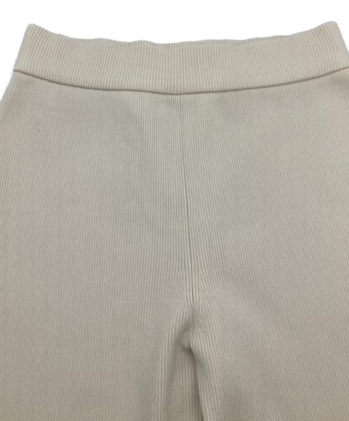 MUSE de Deuxieme Classe（ミューズ ドゥーズィエム クラス）MUSE de Deuxieme Classe (ミューズ ドゥーズィエム クラス) リブニットパンツ 日本製 アイボリー サイズ:36の古着・服飾アイテム