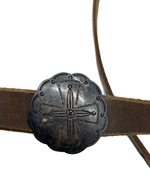 KAPITAL（キャピタル）KAPITAL (キャピタル) レザーベルト ブラウンの古着・服飾アイテム