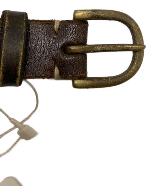 KAPITAL（キャピタル）KAPITAL (キャピタル) レザーベルト ブラウンの古着・服飾アイテム