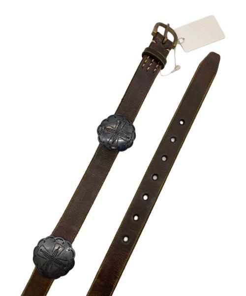 KAPITAL（キャピタル）KAPITAL (キャピタル) レザーベルト ブラウンの古着・服飾アイテム