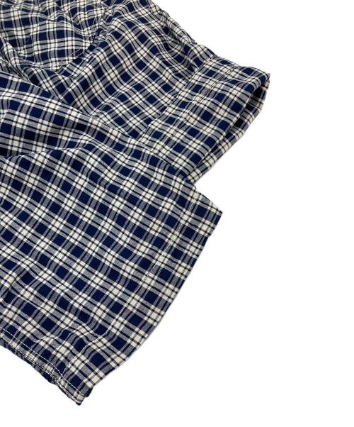 EVISU（エヴィス）EVISU (エヴィス) ハーフパンツ　チェック ネイビー サイズ:34の古着・服飾アイテム