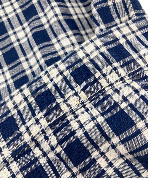 EVISU（エヴィス）EVISU (エヴィス) ハーフパンツ　チェック ネイビー サイズ:34の古着・服飾アイテム