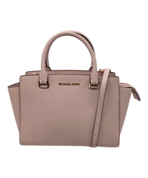 MICHAEL KORS（マイケル・コース）MICHAEL KORS (マイケル・コース) 2WAYバッグ ピンクの古着・服飾アイテム