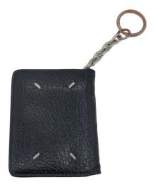 Maison Margiela（メゾンマルジェラ）の古着「4ステッチ キーリング カードケース」｜ブラック