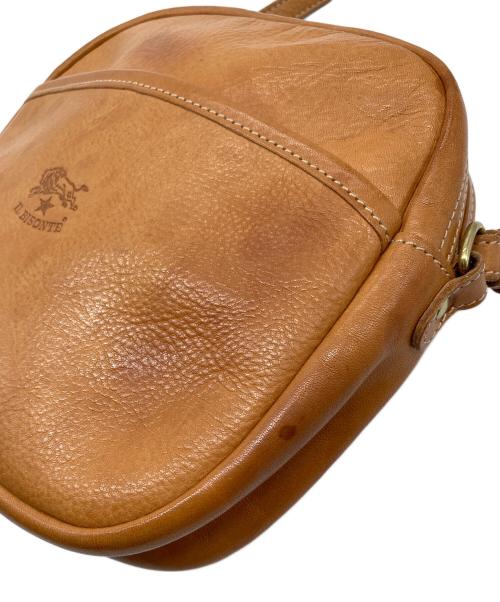IL BISONTE（イル ビゾンテ）IL BISONTE (イル ビゾンテ) ショルダーバッグ　ミニバッグ　レザーバッグ　イタリア製 ブラウン サイズ:実寸参照の古着・服飾アイテム
