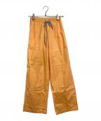 SUKU HOMEスクホーム）の古着「SPRITZ LONG HOLIDAY PANTS  スプリッツ ロング ホリデー パンツ  イージーパンツ」｜オレンジ