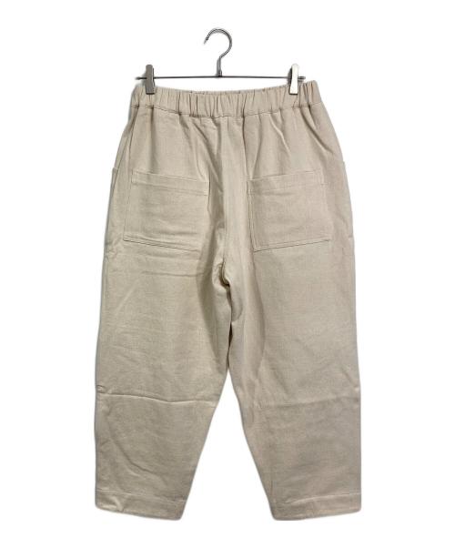 YIFAT FINKELSHTEIN（イファット・フィンケルシュタイン）YIFAT FINKELSHTEIN (イファット・フィンケルシュタイン) 膝オープンワイドパンツ　デザインパンツ ベージュ サイズ:Mの古着・服飾アイテム