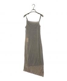 Paloma Wool（パロマウール）の古着「キャミソールワンピース　ロングワンピース　ロングドレス」｜ベージュ