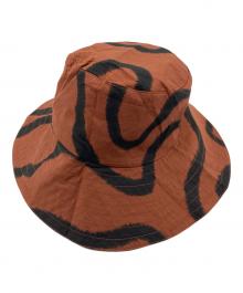 BAIO BUCKET HAT（バイオバケットハット）の古着「ハット　帽子　総柄」｜ブラウン