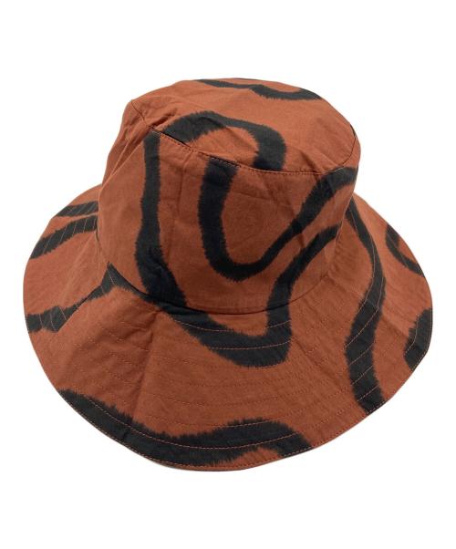 BAIO BUCKET HAT（バイオバケットハット）BAIO BUCKET HAT (バイオバケットハット) ハット　帽子　総柄 ブラウン サイズ:S/M 未使用品の古着・服飾アイテム