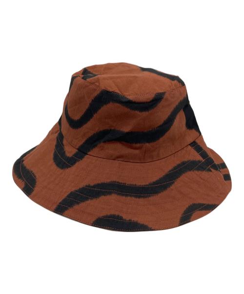 BAIO BUCKET HAT（バイオバケットハット）BAIO BUCKET HAT (バイオバケットハット) ハット　帽子　総柄 ブラウン サイズ:S/M 未使用品の古着・服飾アイテム