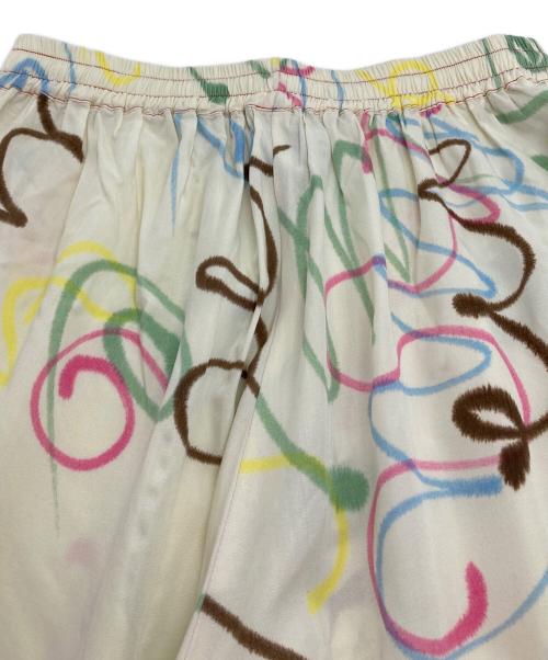 SUKU HOME（スクホーム）SUKU HOME (スクホーム) パジャマセットアップ　半袖シャツ　総柄 ホワイト サイズ:Lの古着・服飾アイテム