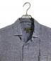 NIGEL CABOURN (ナイジェルケーボン) BRITISH LINEN OXFORD ブリティッシュリネンオックスフォード　長袖シャツ　麻　日本製 グレー サイズ:46：10000円