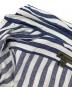 中古・古着 NIGEL CABOURN (ナイジェルケーボン) ストライプリネンシャツ　長袖シャツ　麻　日本製 インディゴ×ホワイト サイズ:46：8000円