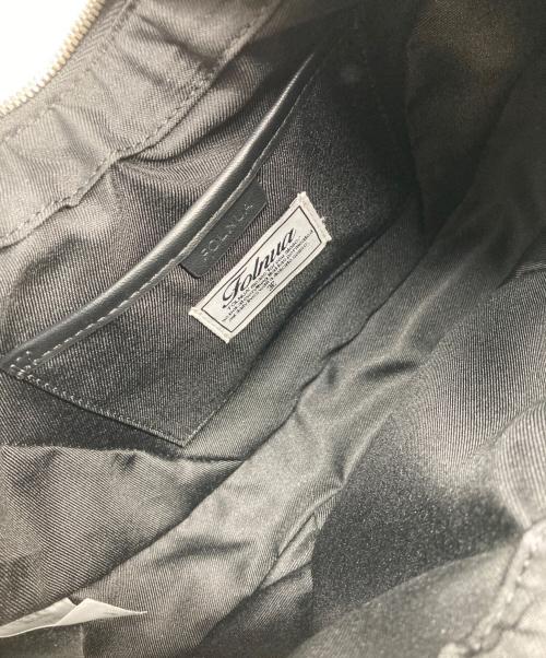 FOLNUA（フォルニュア）FOLNUA (フォルニュア) オーバルバッグ ブラックの古着・服飾アイテム