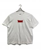 SUPREMEシュプリーム）の古着「Ralph Steadman Box Logo Tee  ラルフ ステッドマン ボックス ロゴ ティー 半袖カットソー　Tシャツ　Tee  USA製」｜ホワイト