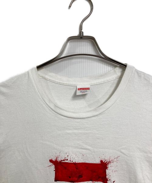 SUPREME（シュプリーム）Supreme (シュプリーム) Ralph Steadman Box Logo Tee  ラルフ ステッドマン ボックス ロゴ ティー 半袖カットソー　Tシャツ　Tee  USA製 ホワイト サイズ: XXLの古着・服飾アイテム