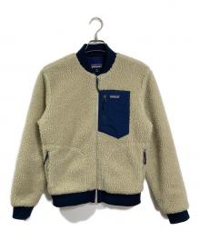Patagonia（パタゴニア）の古着「Retro-X BOMBER Jacket  レトロX ボンバージャケット　ボアジャケット　アウター　ライトアウター　スポーツ　アウトドア」｜ネイビー×アイボリー