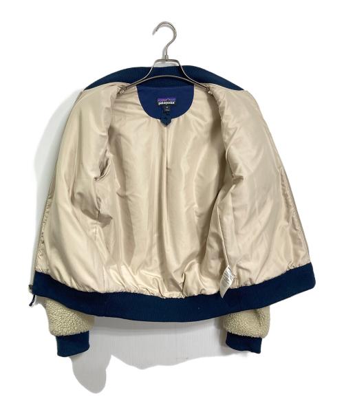 Patagonia（パタゴニア）Patagonia (パタゴニア) Retro-X BOMBER Jacket  レトロX ボンバージャケット　ボアジャケット　アウター　ライトアウター　スポーツ　アウトドア ネイビー×アイボリー サイズ:XSの古着・服飾アイテム