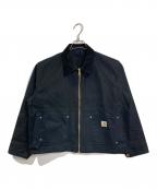 THRIFTY LOOKスリフティールック）の古着「ダックアクティブジャケット　アウター　ライトアウター　CarHartt」｜ブラック