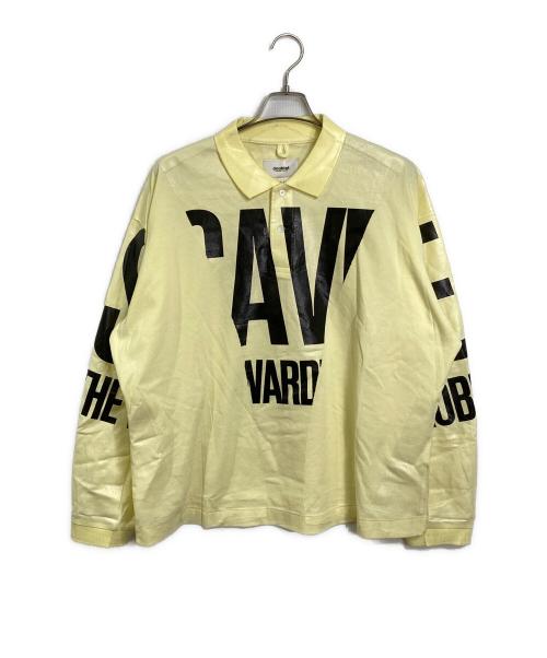 doublet（ダブレット）doublet (ダブレット) 2D PACKAGED 3D CUTTING POLO SHIRTS  剥がし加工ポロ イエロー サイズ:Mの古着・服飾アイテム