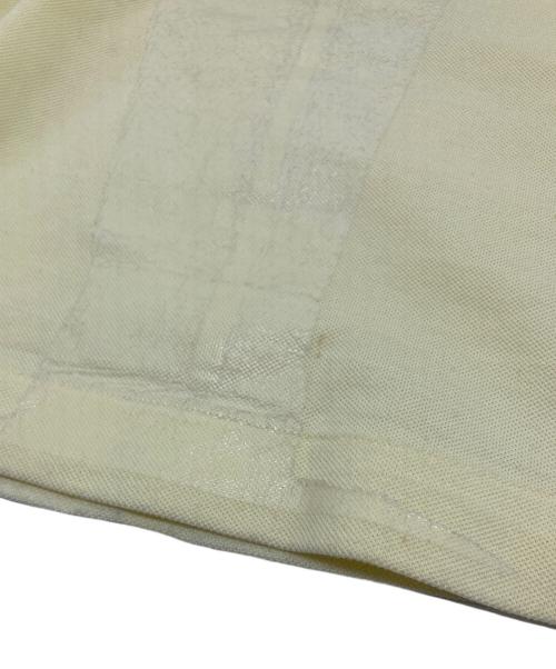 doublet（ダブレット）doublet (ダブレット) 2D PACKAGED 3D CUTTING POLO SHIRTS  剥がし加工ポロ イエロー サイズ:Mの古着・服飾アイテム