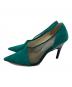 JIMMY CHOO (ジミーチュウ) ヒールパンプス　ハイヒール　セレモニー　イタリア製 グリーン サイズ:38：5000円