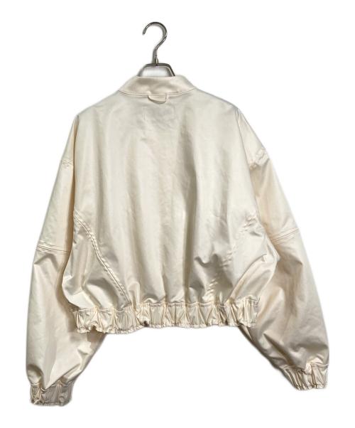 CODE A（コードエー）code a (コードエー) satin bomber jacket/サテンボンバージャケット ベージュ サイズ:FREEの古着・服飾アイテム