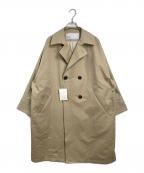 ticcaティッカ）の古着「26SS テントトレンチコート」｜ベージュ