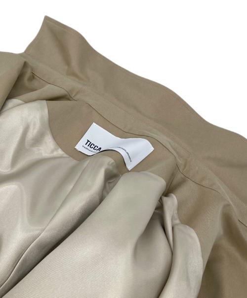 ticca（ティッカ）TICCA (ティッカ) 26SS テントトレンチコート ベージュ サイズ:1 未使用品の古着・服飾アイテム