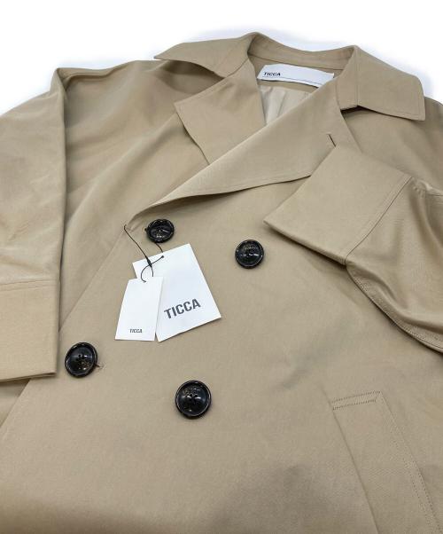 ticca（ティッカ）TICCA (ティッカ) 26SS テントトレンチコート ベージュ サイズ:1 未使用品の古着・服飾アイテム