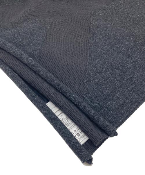 Y-3（ワイスリー）Y-3 (ワイスリー) CLASSIC KNIT SCARF ストールマフラー グレー サイズ:実寸参照の古着・服飾アイテム