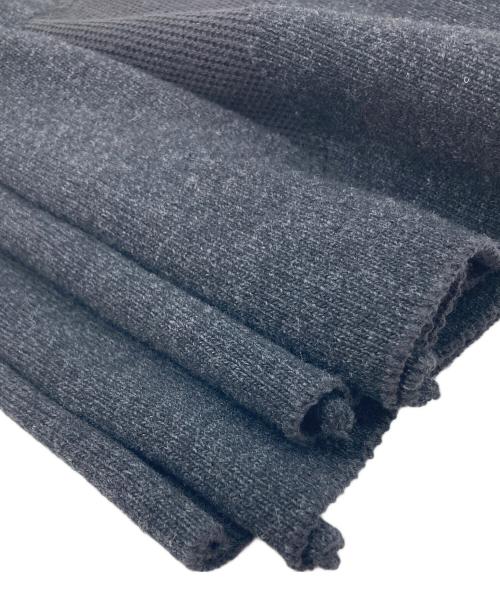 Y-3（ワイスリー）Y-3 (ワイスリー) CLASSIC KNIT SCARF ストールマフラー グレー サイズ:実寸参照の古着・服飾アイテム