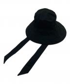 kijima takayukiキジマタカユキ）の古着「COTTON SILK BUCKET HAT　日本製」｜ブラック