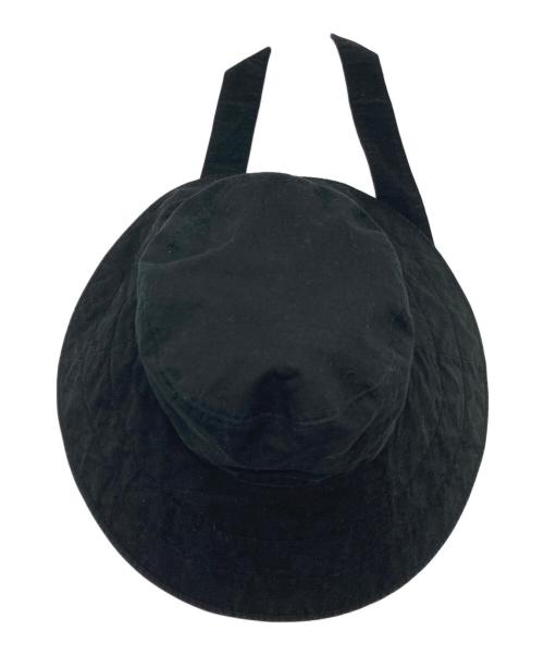 kijima takayuki（キジマタカユキ）kijima takayuki (キジマタカユキ) COTTON SILK BUCKET HAT　日本製 ブラック サイズ:1（実寸参照）の古着・服飾アイテム