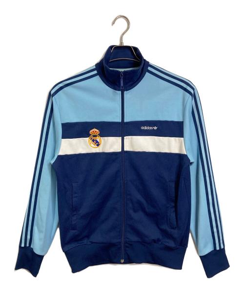 adidas（アディダス）adidas (アディダス) 【古着】00's レアルマドリード トラックジャケット　ジャージ　アウター　ライトアウター ブルー サイズ:Lの古着・服飾アイテム