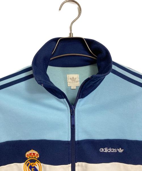adidas（アディダス）adidas (アディダス) 【古着】00's レアルマドリード トラックジャケット　ジャージ　アウター　ライトアウター ブルー サイズ:Lの古着・服飾アイテム