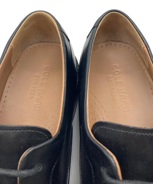 COLE HAAN（コールハーン）COLE HAAN (コールハーン) ダービーシューズ　レザーシューズ ブラック サイズ:8 1／2の古着・服飾アイテム